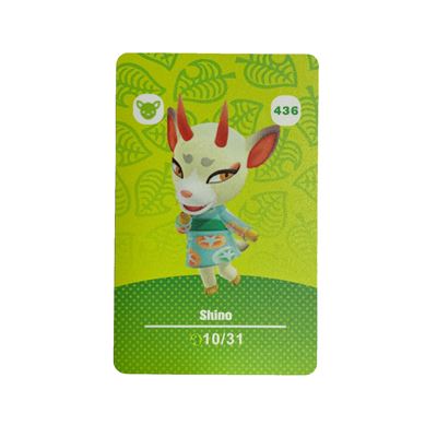 Amiibo Standard Carte pour Animal Crossing Séries 5 HAOBUY pour Nintendo Switch - NO.436 (8.6*5.4cm)