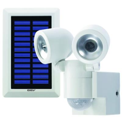 Gev 841 projecteur led solaire duo 130° lpl