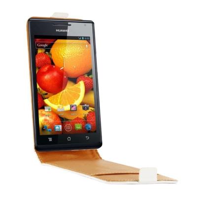 Housse Swiss Charger à rabat Blanc pour Huawei Ascend Mate