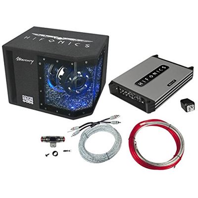 'HiFonics mbp-1000.4 pre-loaded Caisson de basses 300 W - Car subwoofers (pre-loaded Subwoofer, passives Caisson de basses, 300 W, 4 ?, 20.3 cm (8), 20 cm)