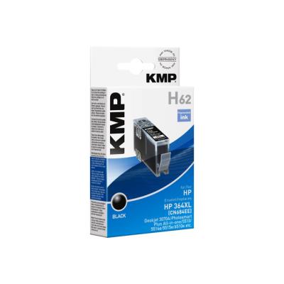KMP H62 - zwart - inktcartridge (alternatief voor: HP 364XL)