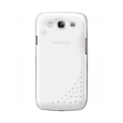 Coque Bling My Thing Swarovski diffusion Argentée pour Samsung Galaxy S3 i9300