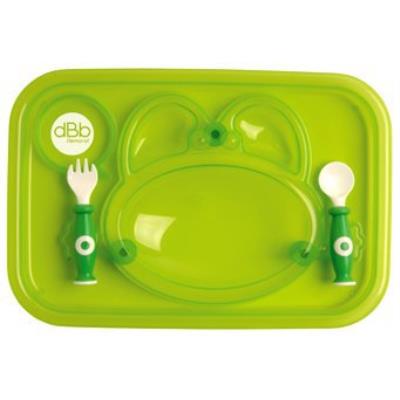 PLATEAU REPAS + COUVERTS VERT