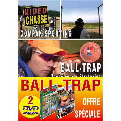 Lot 2 DVD Ball trap technique et stratégie fosse universelle & Ball trap Parcours de chasse et compak sporting - Tir sportif - Vidéo Chasse