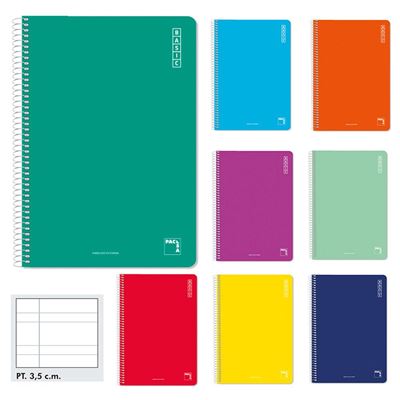 Bloc 60 grammes papier 80 feuilles guide-lignes 3,5