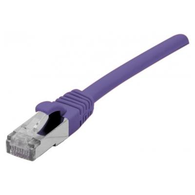 Cordon patch rj45 f utp cat 6a lsoh snagless violet - 7,5 m