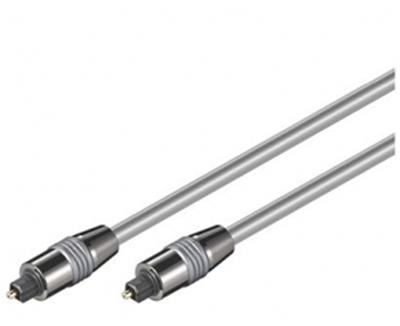 Cable audio numérique TOSLINK (optique) Blindé Ø 6 mm² 1 m