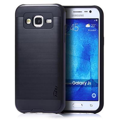 tinxi® Coque Samsung Galaxy J5 2015 Edition(5.0 Pouces) TPU+PC Double protection Etui de protection idéal pour le Sport