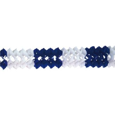 RIETHMÜLLER - 2969 - DÉCORATION DE FÊTE - GUIRLANDE - COULEUR BLEU ET BLANC