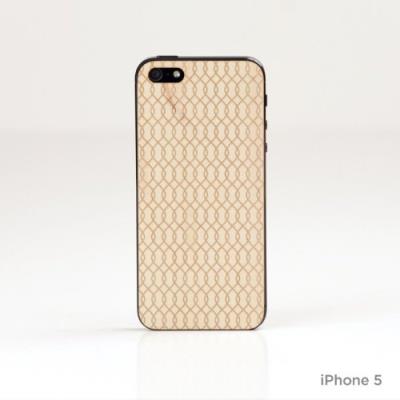 Lazerwood 25700 coque en bois avec protège-écran pour iphone 5 5s motif vagues érable