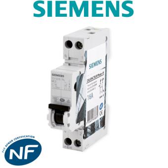neutre 16A Lot de 5 Disjoncteurs /électriques phase SIEMENS