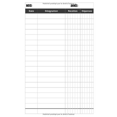 Cahier de comptabilité pour la vie de famille, carnet de compte de cabine,  livre de chiffre d'affaires, 03 plan - AliExpress