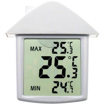 FISHTEC Lot de 2 - Thermometre Mini Maxi - Affichage Digital