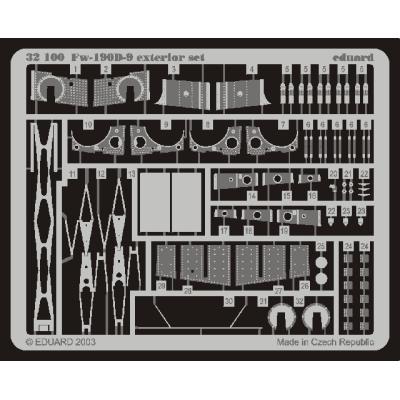 MAQUETTE FW 190D 9 EXT.SET HASEGAWA/32 EDUARD 32100