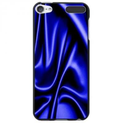 Coque souple pour Apple iPod Touch 5 avec impression Motifs soie drapée bleu