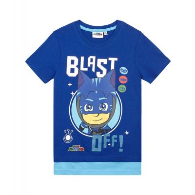 Pyjamasques Tee shirt Garçon - Manches courtes - BLEU - 8 ans