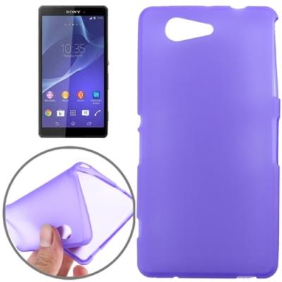 Silicone TPU Coque Housse Sony Xperia Z3 Compact D5803 / D5833 Violet