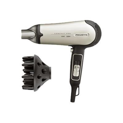 Rowenta Compact Pro CV4721 - haardroger - zwart / zilver