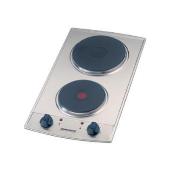 Rommelsbacher EBS 3074/E - Table de cuisson électrique - 2 plaques de cuisson - Niche - largeur : 27 cm - profondeur : 50 cm - acier inoxydable - 1
