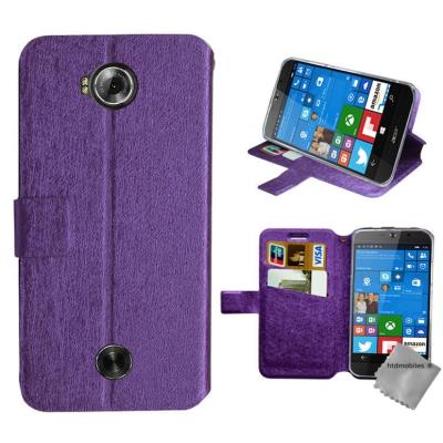 Housse etui coque pochette portefeuille pour Acer Liquid Jade Primo - MAUVE