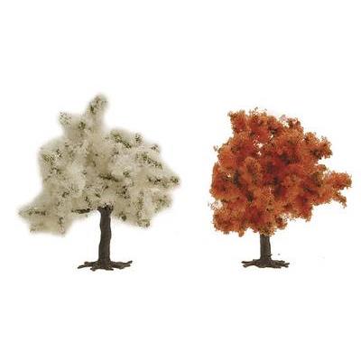 BUSCH ENVIRONNEMENT - BUE6843 - MODÉLISME FERROVIAIRE - ARBRE EN FLEURS - 75 MM - 2 PIÈCES