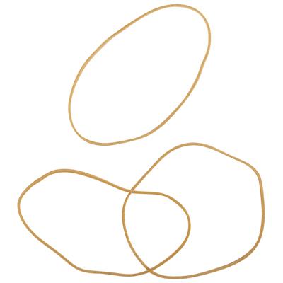 Bracelet caoutchouc blond 100 mm - boite de 100g