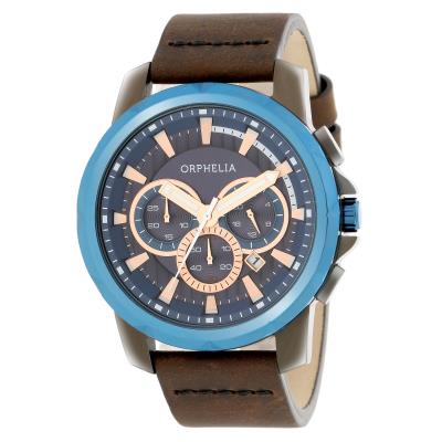 Montre Orphelia Five senses-81502 en Cuir Marron