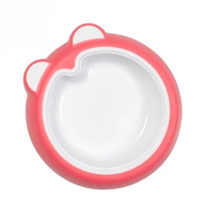 Badabulle assiette antidérapante corail