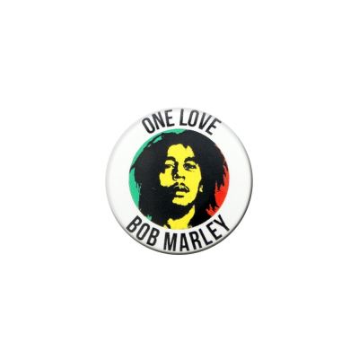 Bob Marley Badge One Love 2.5 cm