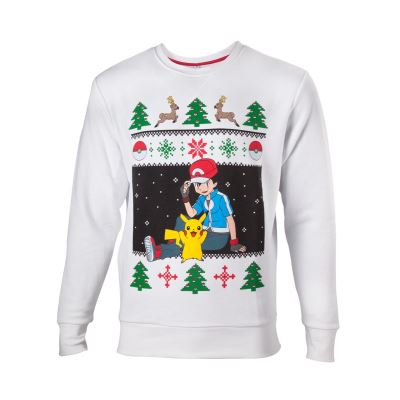 Sweat De Noel - Pokemon - Christmas Sacha Pikachu - M