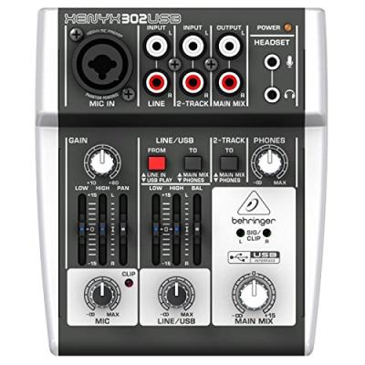 Behringer 302USB Console de mixage 5 entrées avec port USB