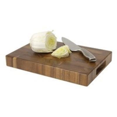 t&g planche toscane à découper rectangulaire en bois d'acacia avec poignées taille moyenne