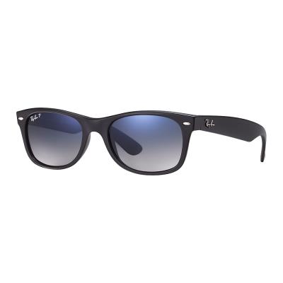 Ray-ban new wayfarer noir mat bleu dégradé polarisé - small-medium