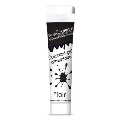 Colorant alimentaire gel - Noir - Scrapcooking