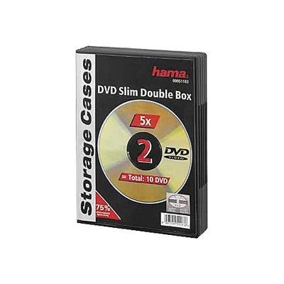 Hama boîtier de rangement extra-plat pour DVD