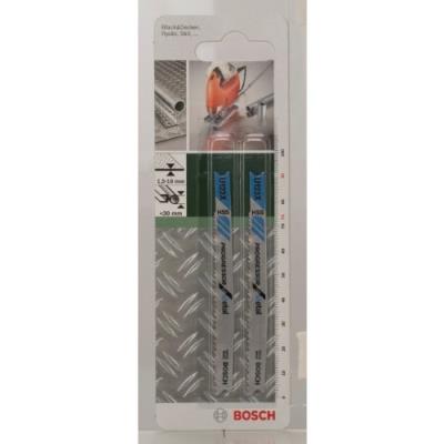 Bosch 2609256770 Hss - U 123 X Lame De Scie Sauteuse pour Tôles Métalliques et Tubes D'Epaisseur Mince à Épaisse Epaisseur 1,5-1