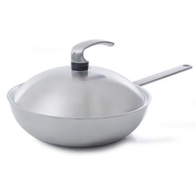 Wok chinois avec couvercle BK Ø 30 cm