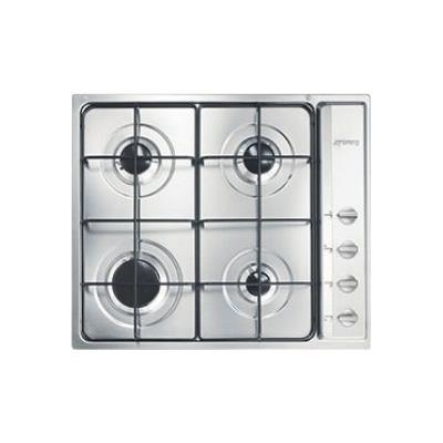 Smeg Selection S64S table de cuisson au gaz - 60 cm - inox - inox