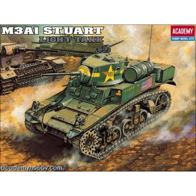 Maquette char : u.s. m3a1 stuart light academy