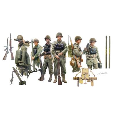 Figurines 2ème Guerre Mondiale : Infanterie US Embarquée D-DAY Italeri