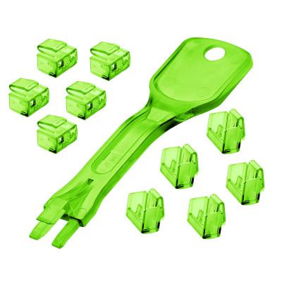 Verrous RJ45 (10 pièces) avec clé, vert