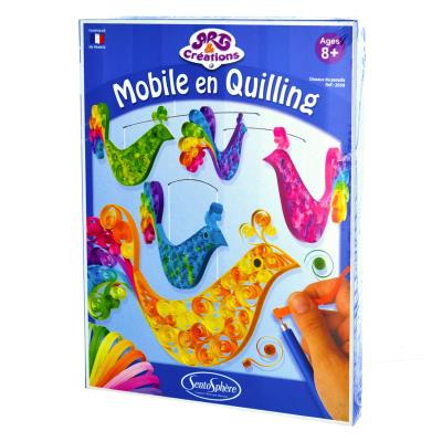 Art & créations : mobile en quilling : oiseaux sentosphère