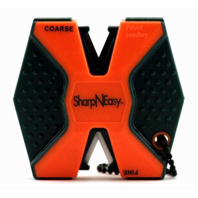 Accusharp sharp-n-easy affûteur de couteau antidérapant, orange
