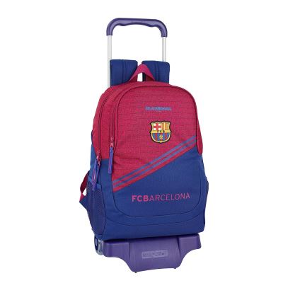 FC Barcelona Corporativa Sac à dos scolaire avec chariot 330 x 150 x 430 mm