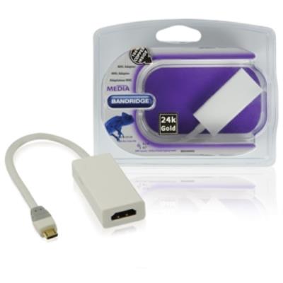 Mhl adapter 0,2 m bandridge bbm39000w02