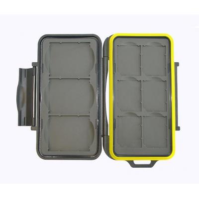 JJC Carte mémoire - MC-SD6CF3 - MC-SD6CF3 Rugged Waterproof Memory Card Case (3x CF / 6x SD)