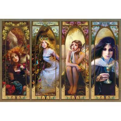 Trefl - Puzzle 1500 pièces : Collage fantastique