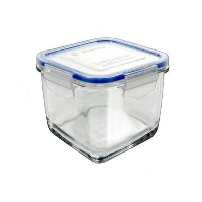 Unbranded 8012719 superblock boîte carrée avec couvercle verre transparent 21 x 16,3 x 8,5 cm 83 cl quiselle szpo 029