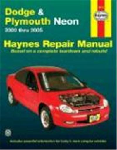 Dodge & Plymouth Neon '00 Thru '05: Automotive Repair Manual