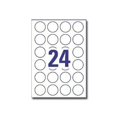 Avery L3415 - ronde labels - 2400 stuks